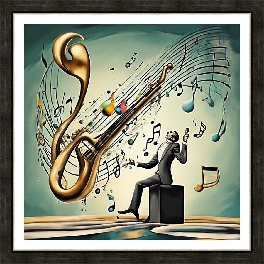 Rhythmic expression 99 Picture Frame print