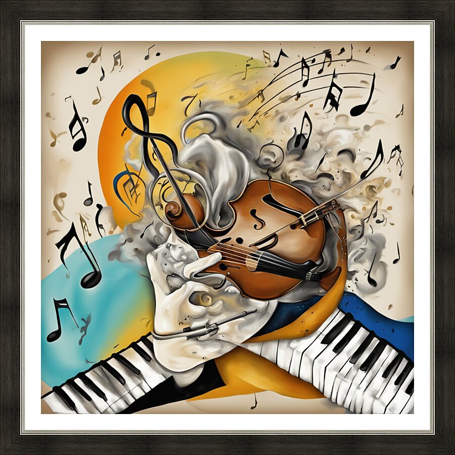 Rhythmic expression 84 Picture Frame print