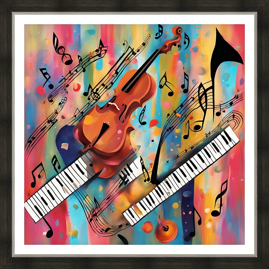 Rhythmic expression 127 Picture Frame print