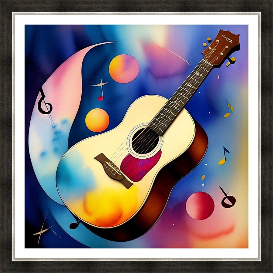 Musical Mosaic 13 Picture Frame print