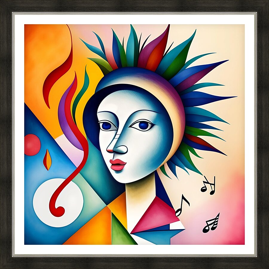 Creative Contrast Picture Frame print