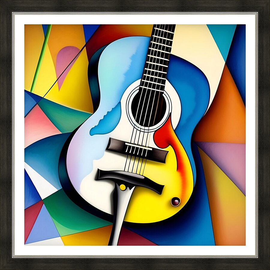 Mosaic Musical 37 Picture Frame print