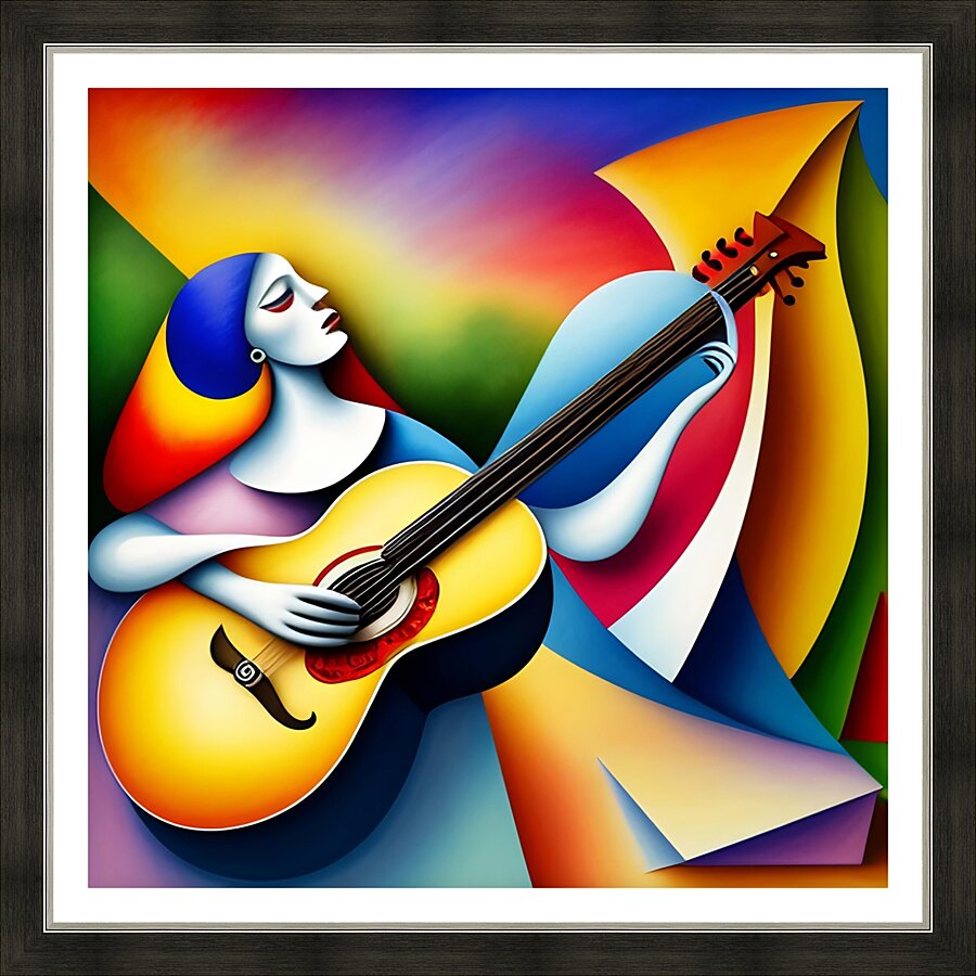 Musical Mosaic 6 Picture Frame print