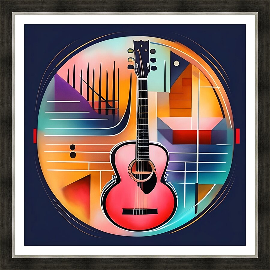 Musical Mosaic 50 Picture Frame print