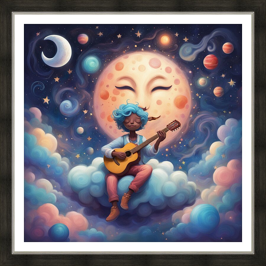 Dreamy Night 9 Picture Frame print