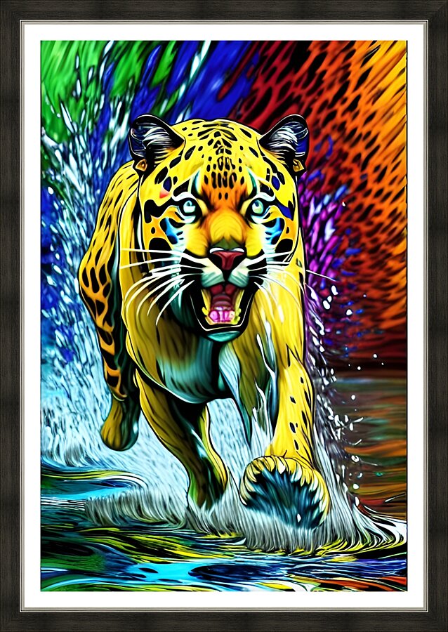 The Hunt Begins 18 Picture Frame print