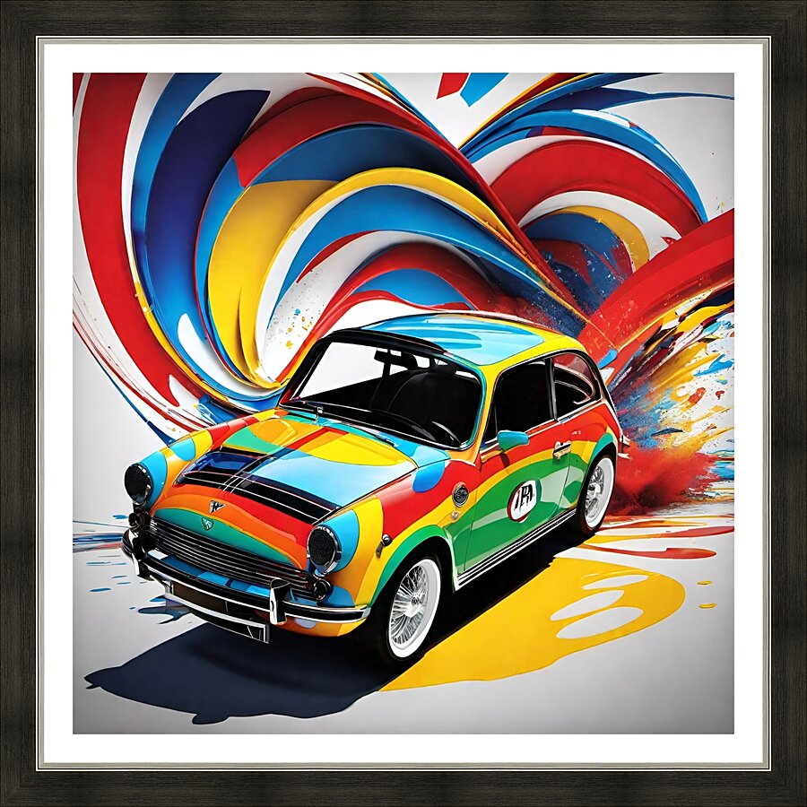 Retro Ride 13 Picture Frame print