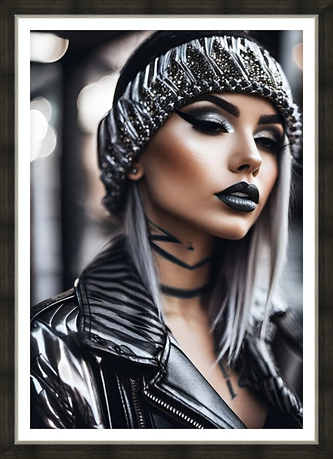 The World of Face Art 67 Picture Frame print