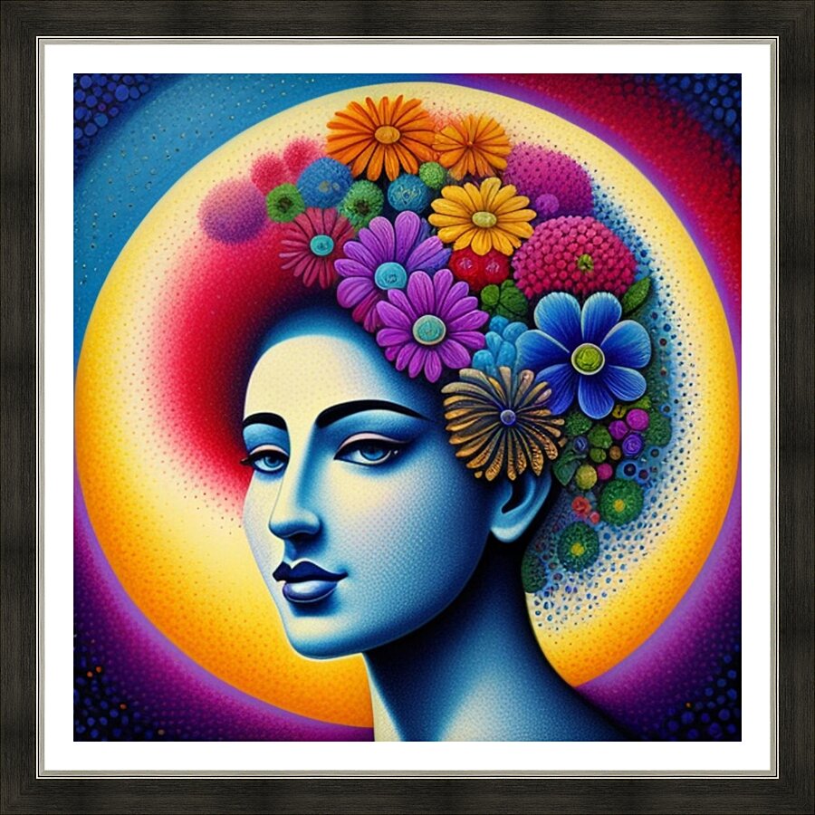 Flower Dreamscape 17 Picture Frame print