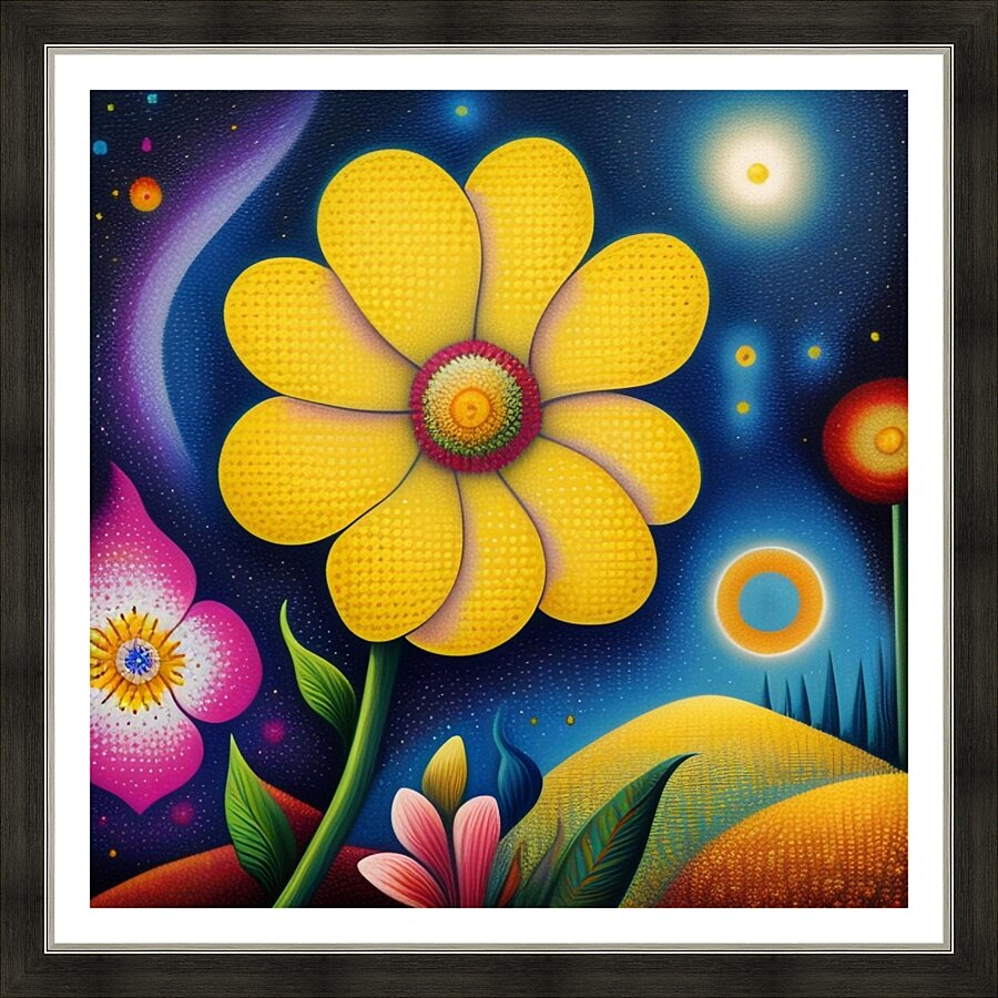 Flower Dreamscape Picture Frame print