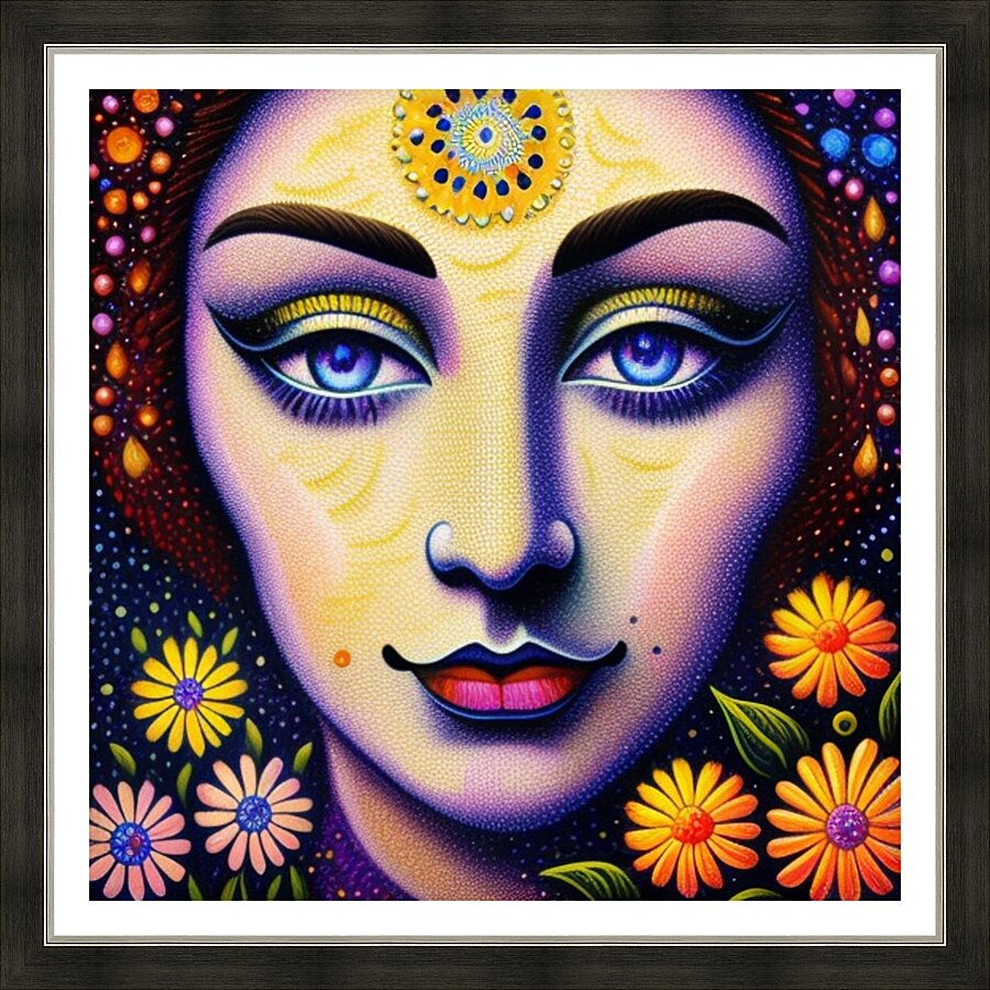 Flower Dreamscape 7 Picture Frame print