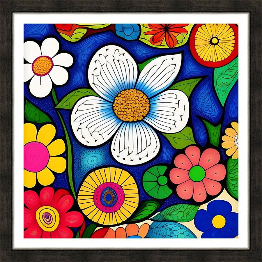 Flower Dreamscape 19 Picture Frame print
