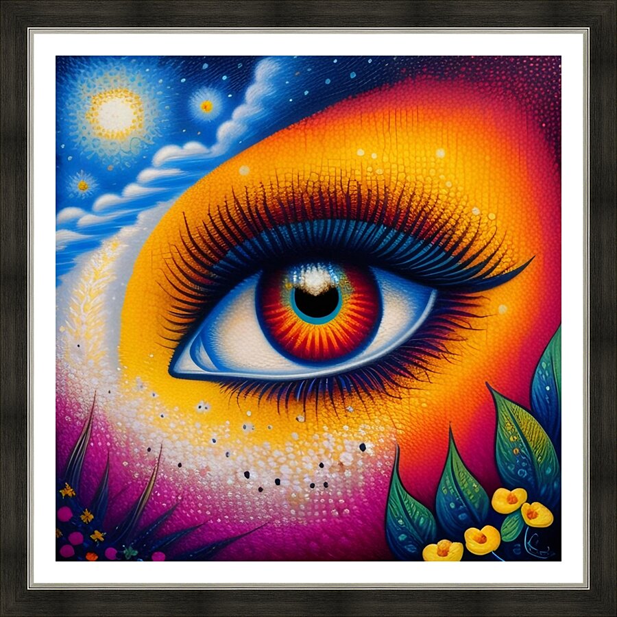 Flower Dreamscape 3 Picture Frame print