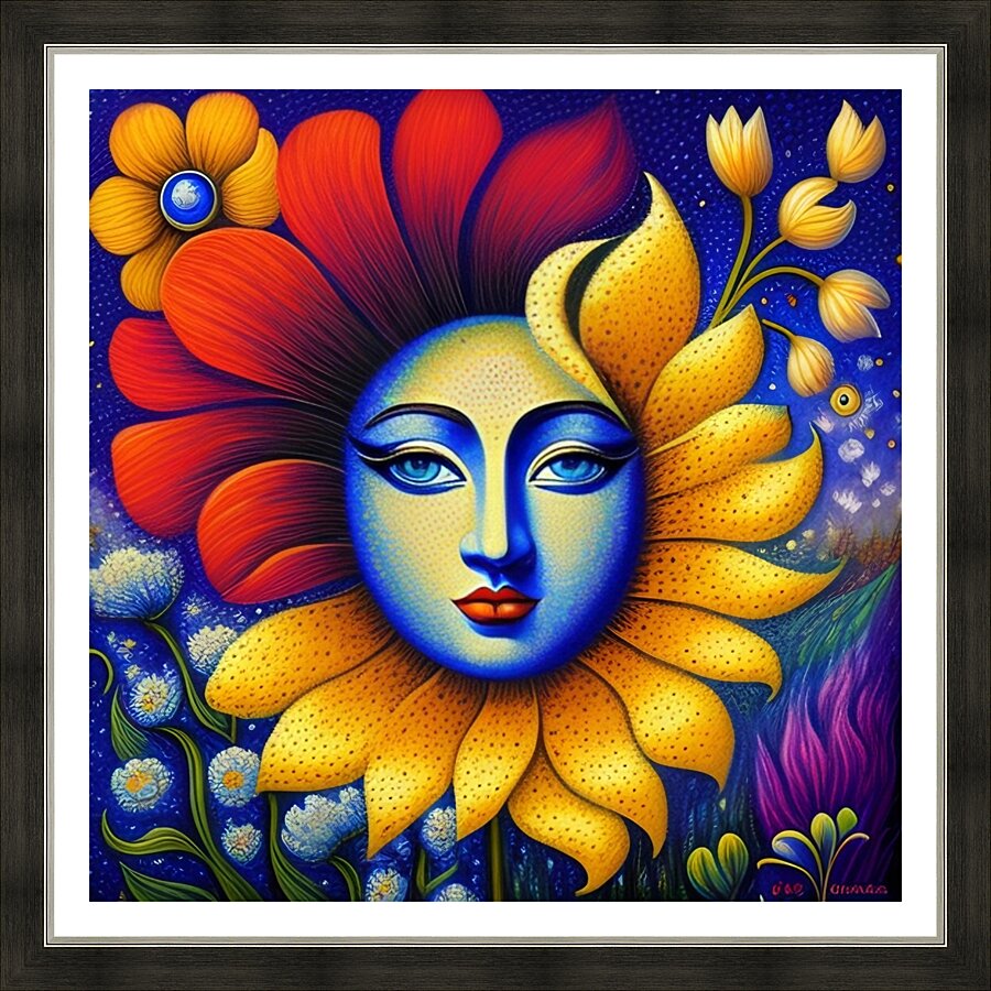 Flower Dreamscape 8 Picture Frame print