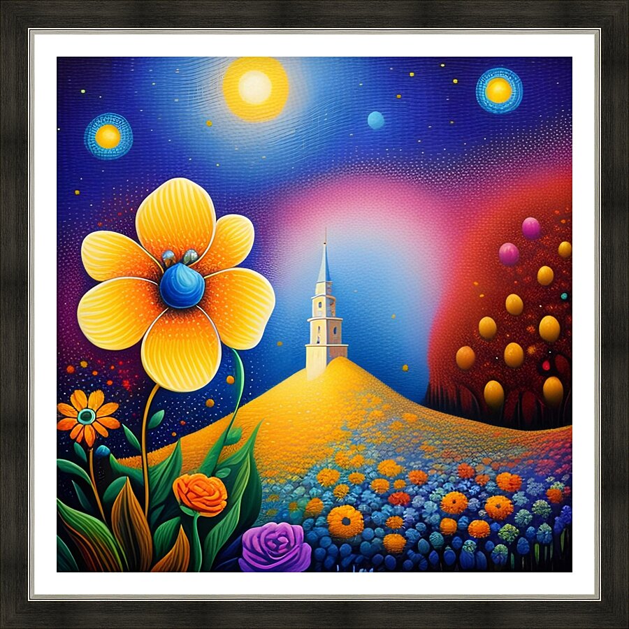 Flower Dreamscape 2 Picture Frame print