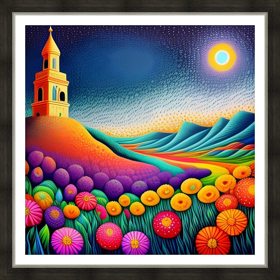 Flower Dreamscape 14 Picture Frame print