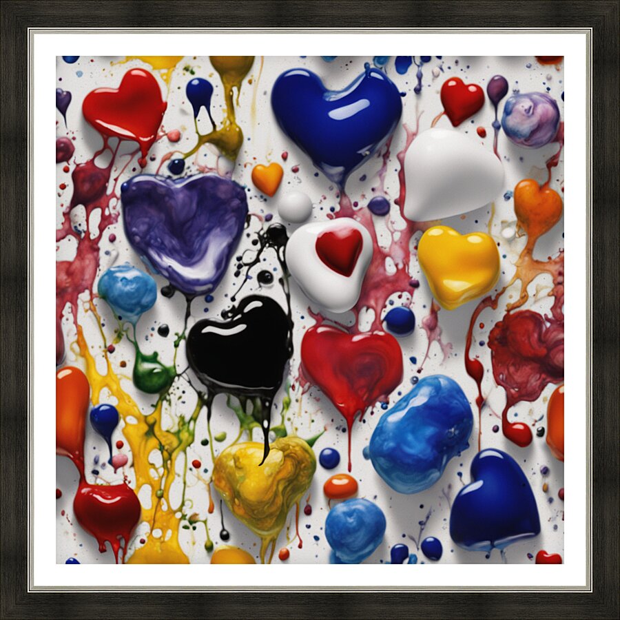 Liquid Symphony 30 Picture Frame print