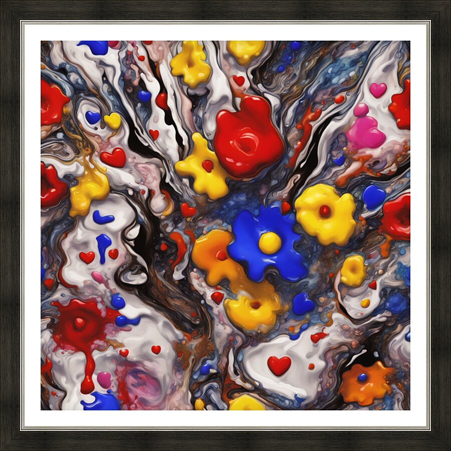 Liquid Symphony 16 Picture Frame print