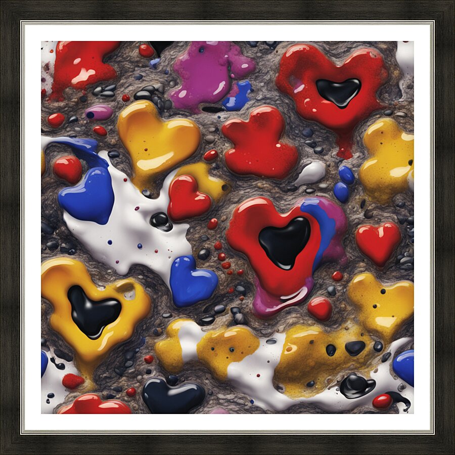 Liquid Symphony 9 Picture Frame print