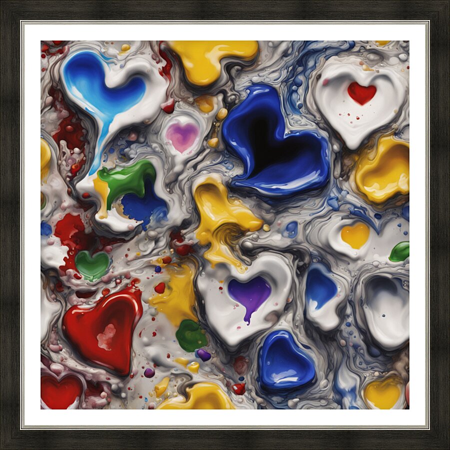 Liquid Symphony 15 Picture Frame print
