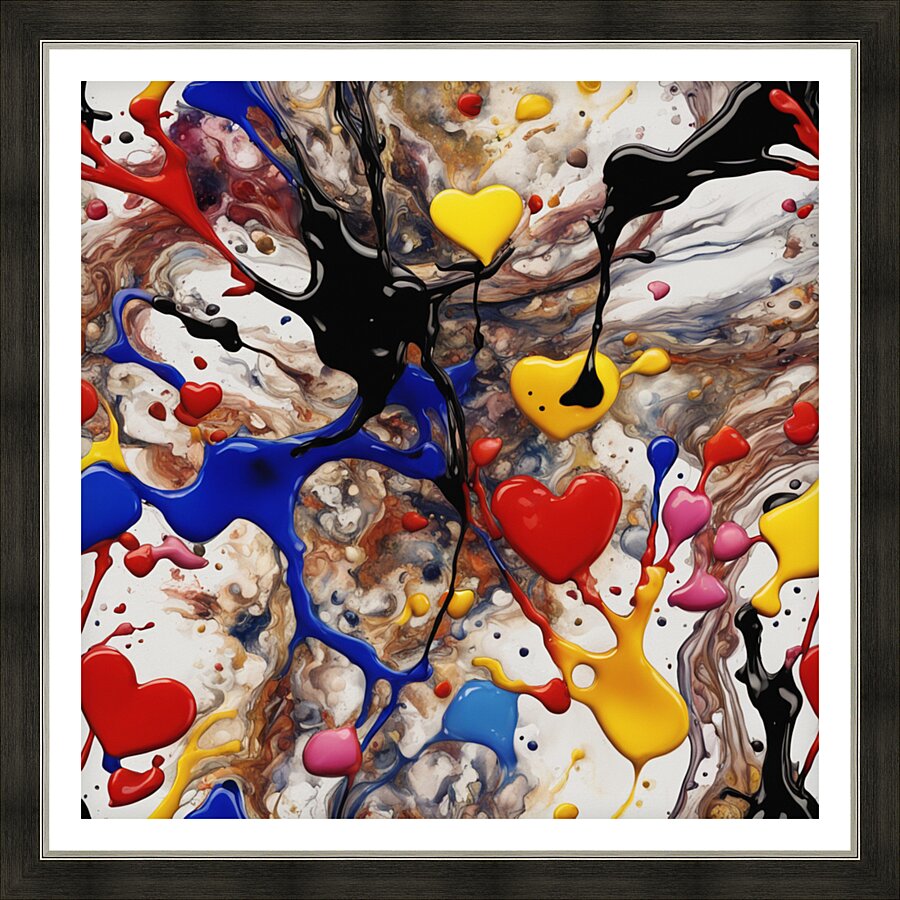 Liquid Symphony 7 Picture Frame print