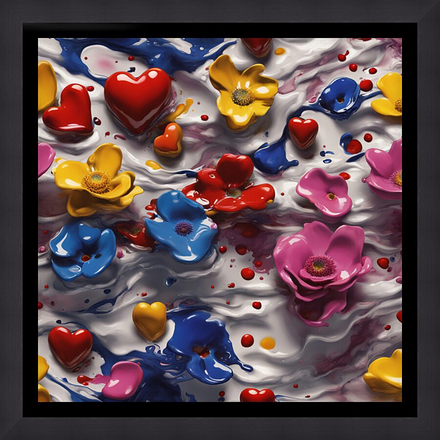 Liquid Symphony 19 Picture Frame print