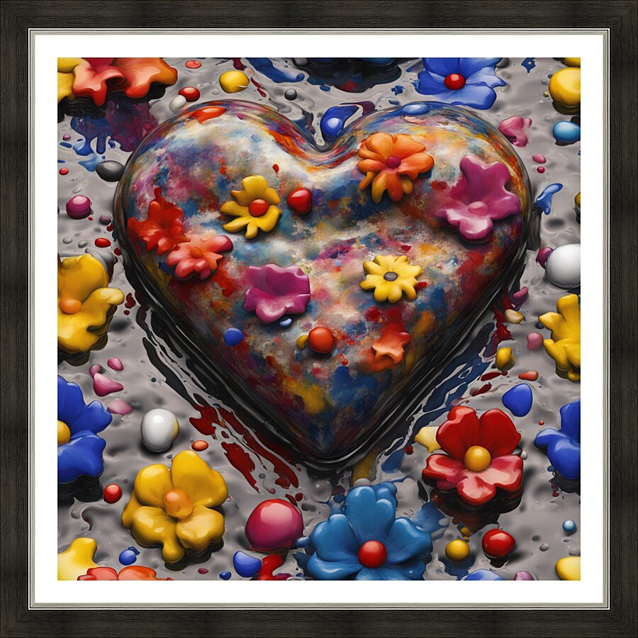 Liquid Symphony 10 Picture Frame print