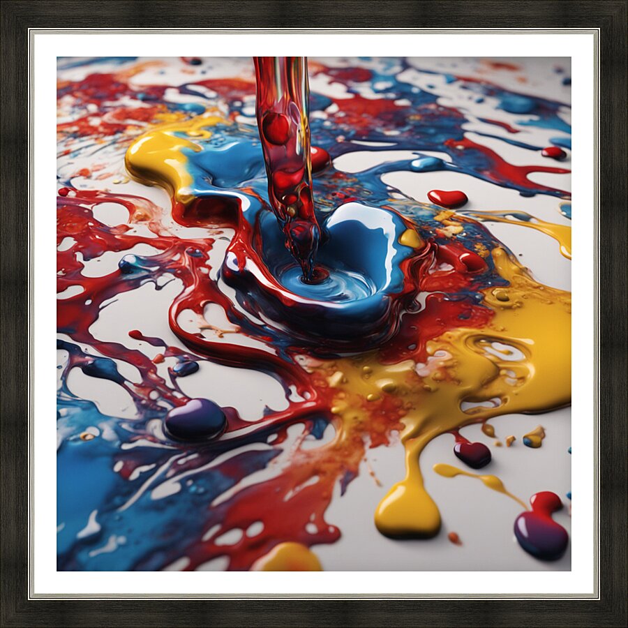 Liquid Symphony 5 Picture Frame print