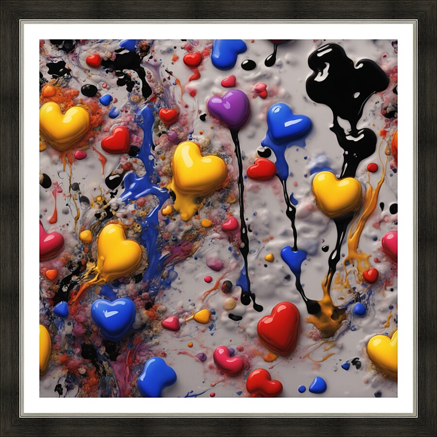Liquid Symphony 26 Picture Frame print