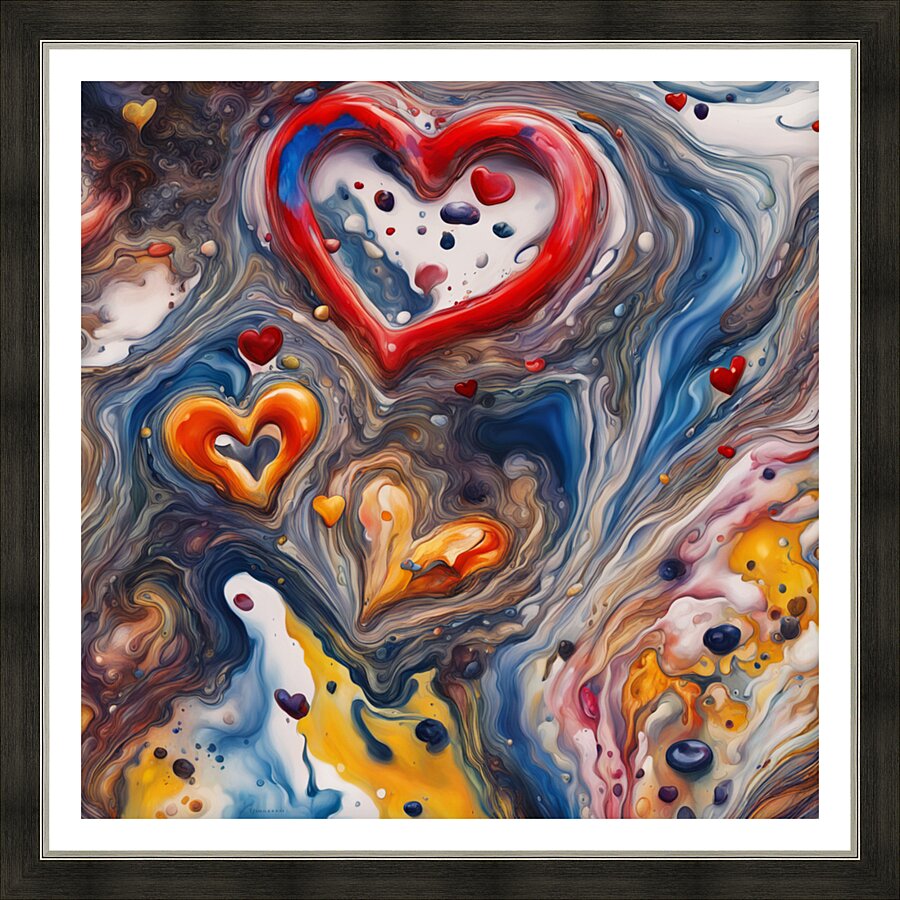 Liquid Symphony 27 Picture Frame print