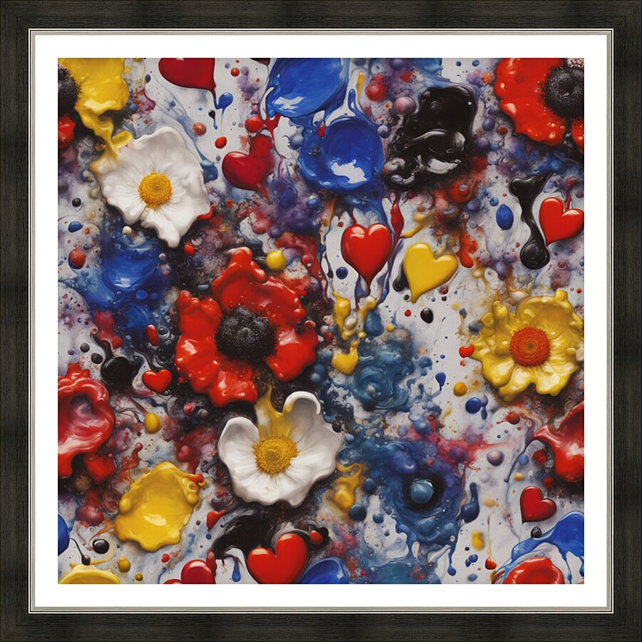 Liquid Symphony 6 Picture Frame print