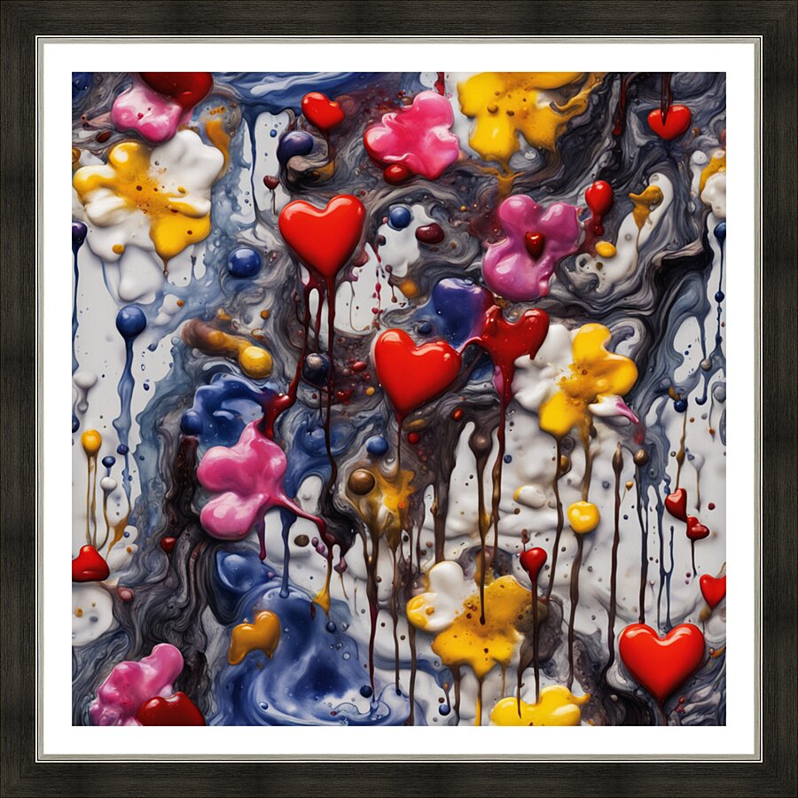 Liquid Symphony 21 Picture Frame print