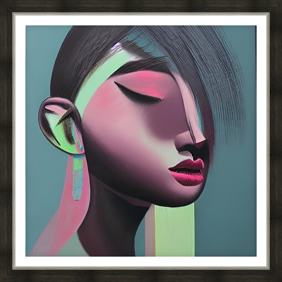 Abstract  6 Picture Frame print