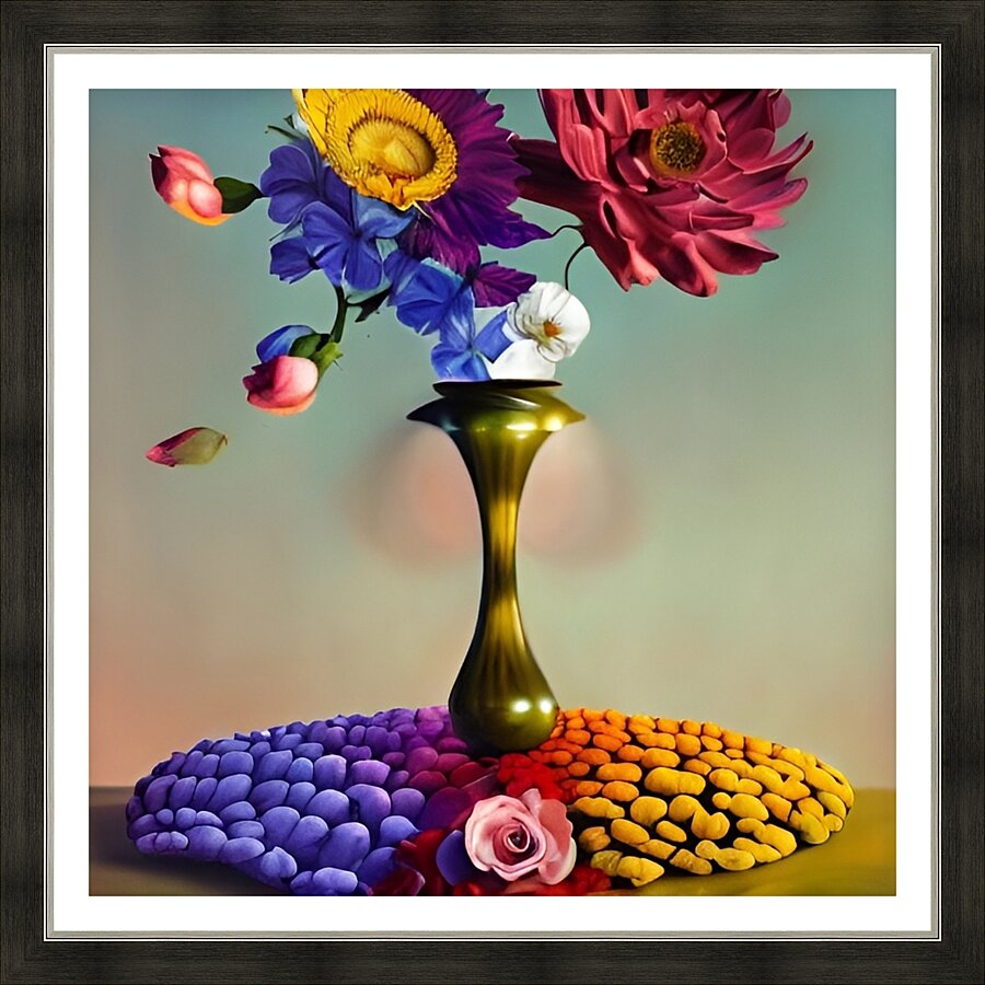 Flowers  6 Picture Frame print