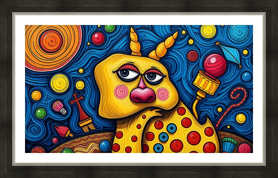 Fantasy world  8 Picture Frame print
