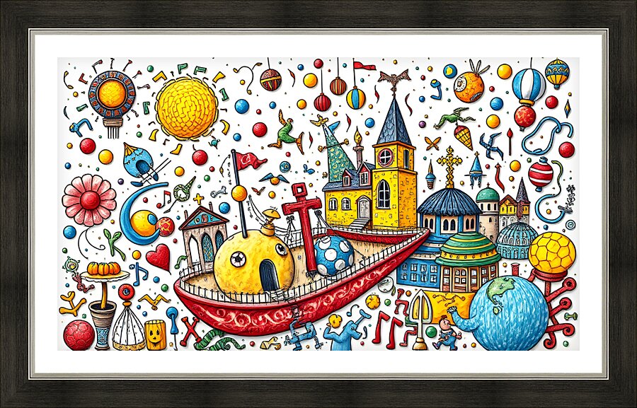 Fantasy world  14 Picture Frame print