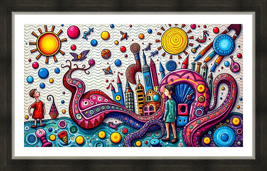 Fantasy world  22 Picture Frame print