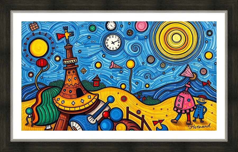 Fantasy world  23 Picture Frame print