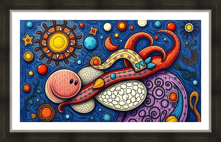Fantasy world  25 Picture Frame print