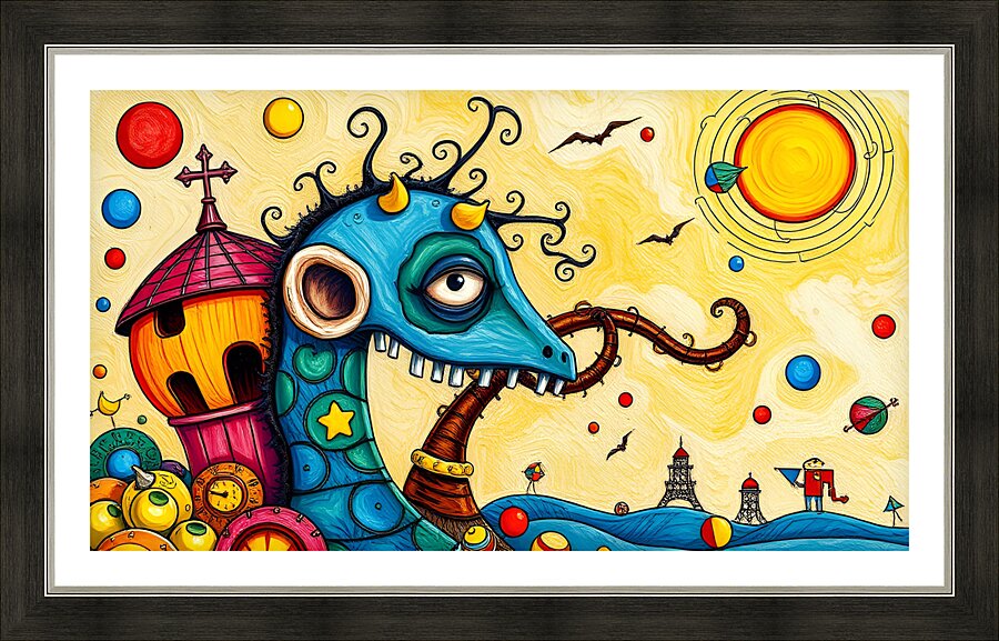 Fantasy world  28 Picture Frame print