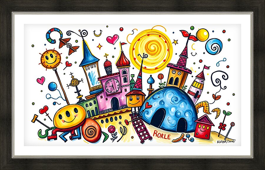 Fantasy world  36 Picture Frame print