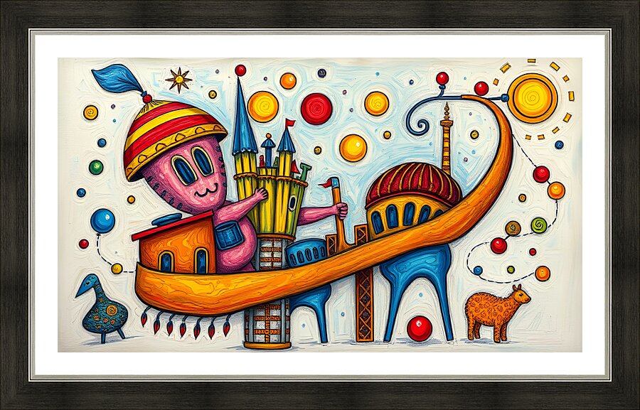 Fantasy world  38 Picture Frame print