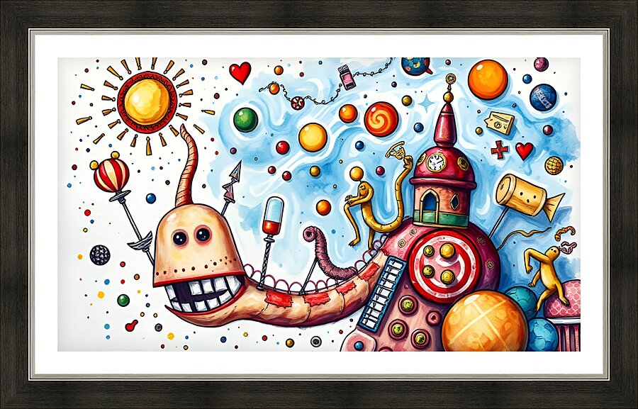 Fantasy world  39 Picture Frame print