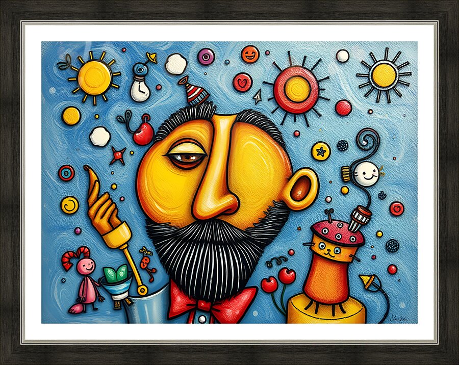 Fantasy world  46 Picture Frame print
