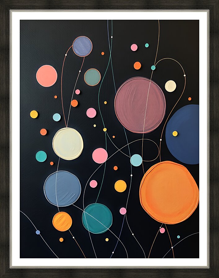 Contemporary Abstract Art 21 Picture Frame print
