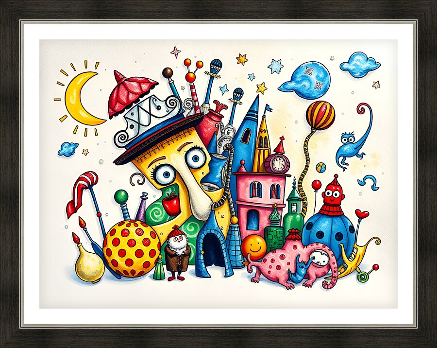 Fantasy world 61 Picture Frame print