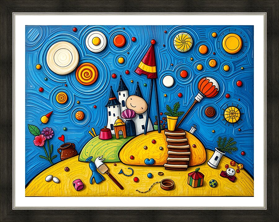 Fantasy world 53 Picture Frame print