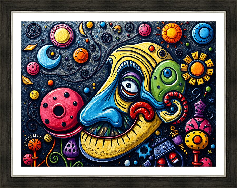 Fantasy world 78 Picture Frame print
