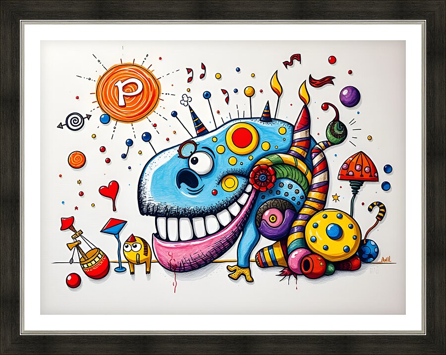 Fantasy world 60 Picture Frame print