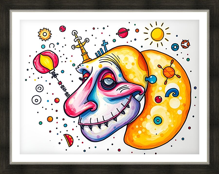 Fantasy world 62 Picture Frame print